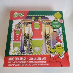 The Grinch Hang on Grinch Holiday Decoration 60 Inch Tall New by Ruz Door Porch